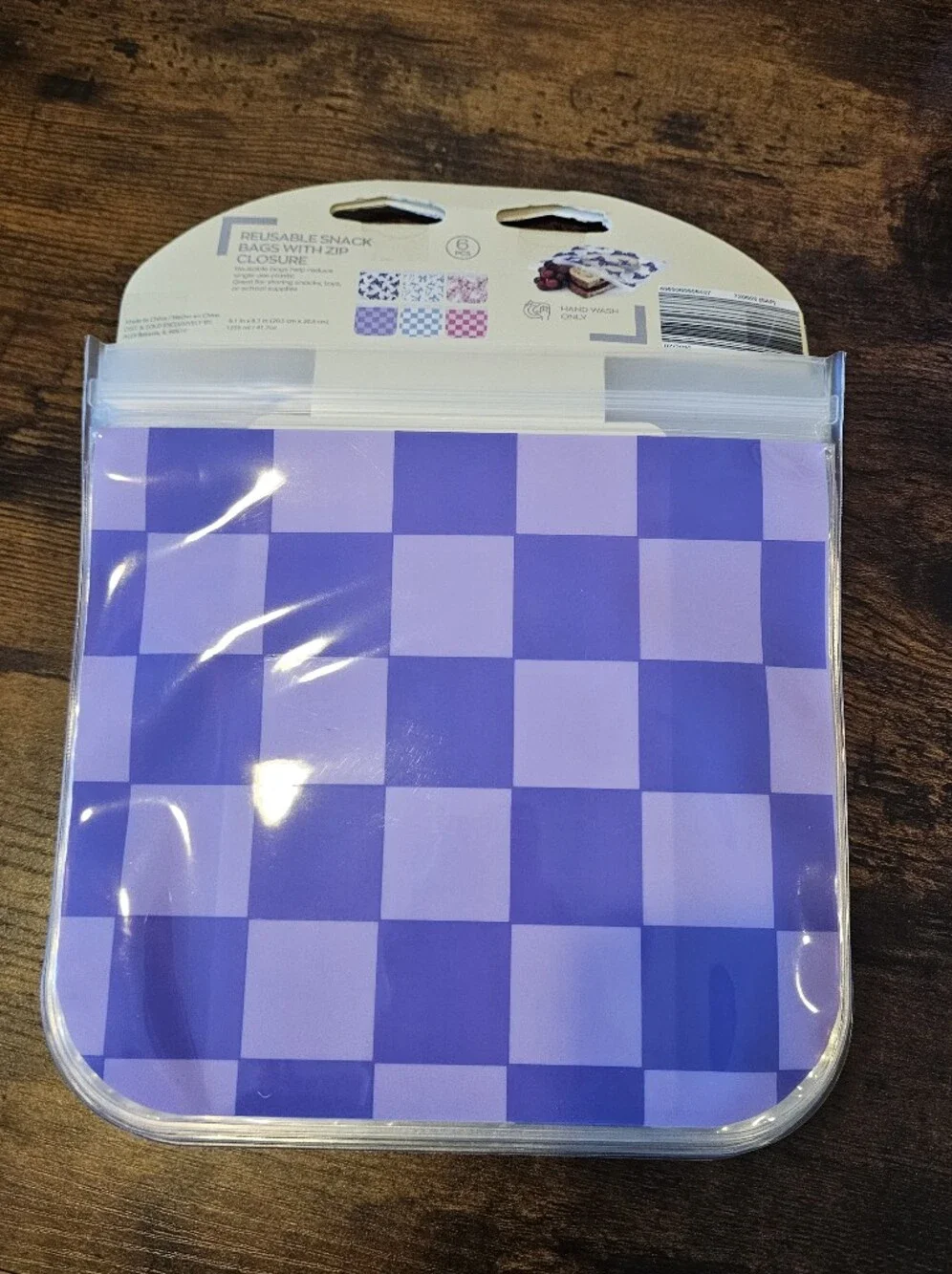NWT Crofton Butterfly Reusable Snack Bag  6 Pack